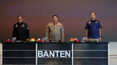Dirbinmas Polda Banten Kombes Pol Imam Tarmudi membuka Lomba Satpam Teladan 2026 didampingi Ketua ABUJAPI dan APSI Banten