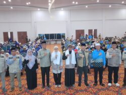 Sekda Soma Terima Kedatangan Jamaah Haji Kabupaten Tangerang Kloter 12 JKB