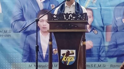 Wagub Banten Achmad Dimyati pidato di Rakerda KNPI Banten 2026