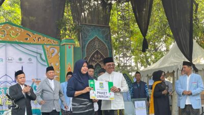 Ribuan Warga Padati Jalan Sehat Sarungan Festival Al Azhom 2026, Wali Kota Tangerang Bagikan Hadiah Umroh