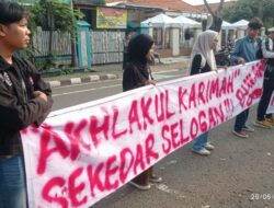 Mahasiswa CGMT Ultimatum Camat Tangerang 7 Hari Tutup Kos Diduga Prostitusi Anak di Sukasari