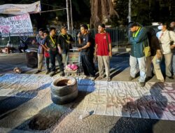 Malam Membara di Taman Gajah: Mahasiswa Bakar Ban, Tolak MBG & Desak Cabut Proyek Geothermal