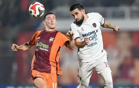 Mariano Peralta aksi bersama Borneo FC`