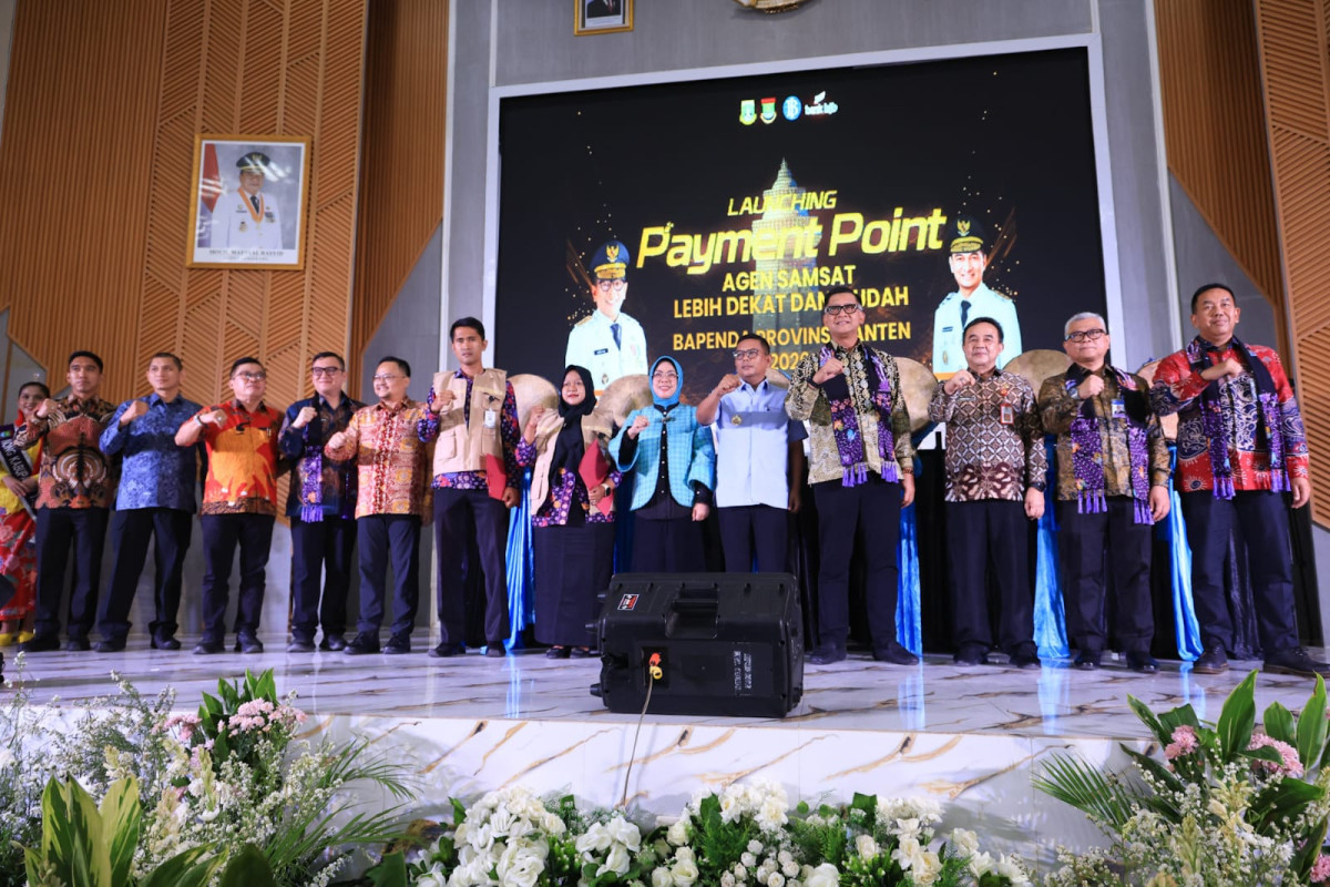 Peresmian Payment Point Samsat Andra Soni Curug