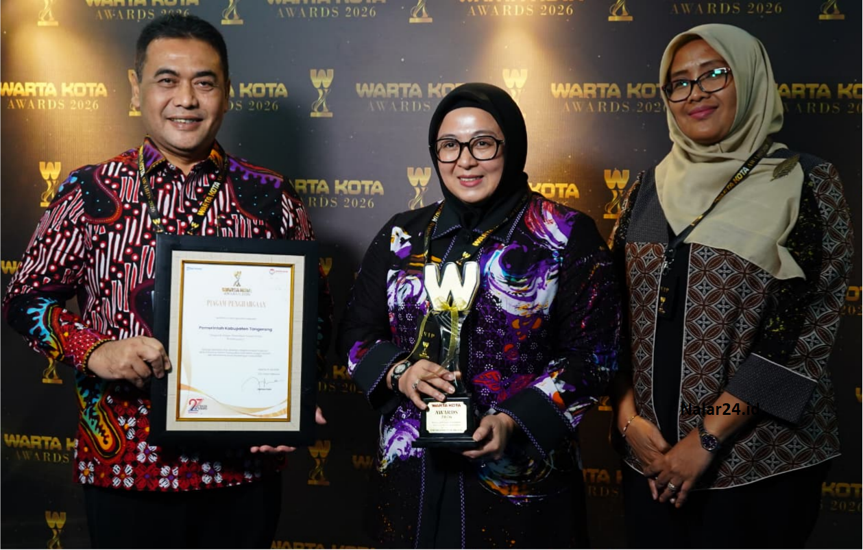 Pemkab Tangerang raih Warta Kota Award 2026 Pendidikan Swasta Gratis