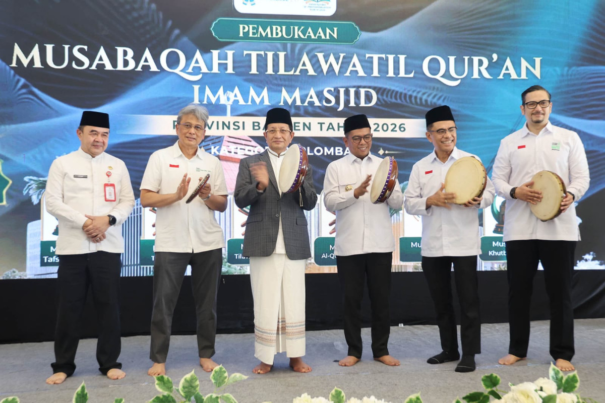 Andra Soni Nasaruddin Umar Buka MTQ Imam Masjid Banten BSD