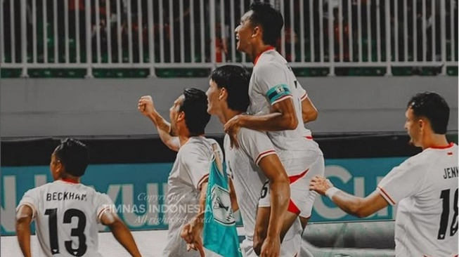 Selebrasi Timnas Indonesia menang 5-1 vs Kamboja Piala AFF 2026