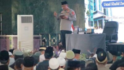 Kapolresta Tangerang pidato saat peringatan Hari Bhayangkara ke-80 di Masjid Al-Amjad