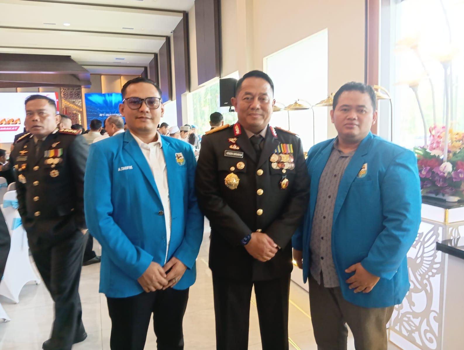 sinergi knpi banten wakapolda banten foto bersama hut bhayangkara ke 80