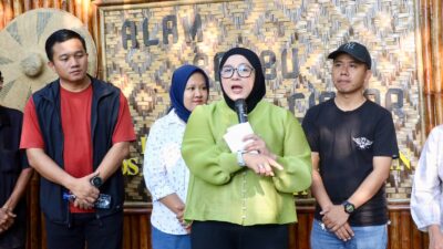 Wabup Intan sambutan Pasar Rakyat Alam Bambu Ciakar Panongan Tangerang