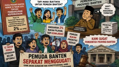 HUT KNPI Ke-53, Pemuda Banten Gugat Pemprov Tuntut 2 Persen APBD Untuk Kepemudaan
