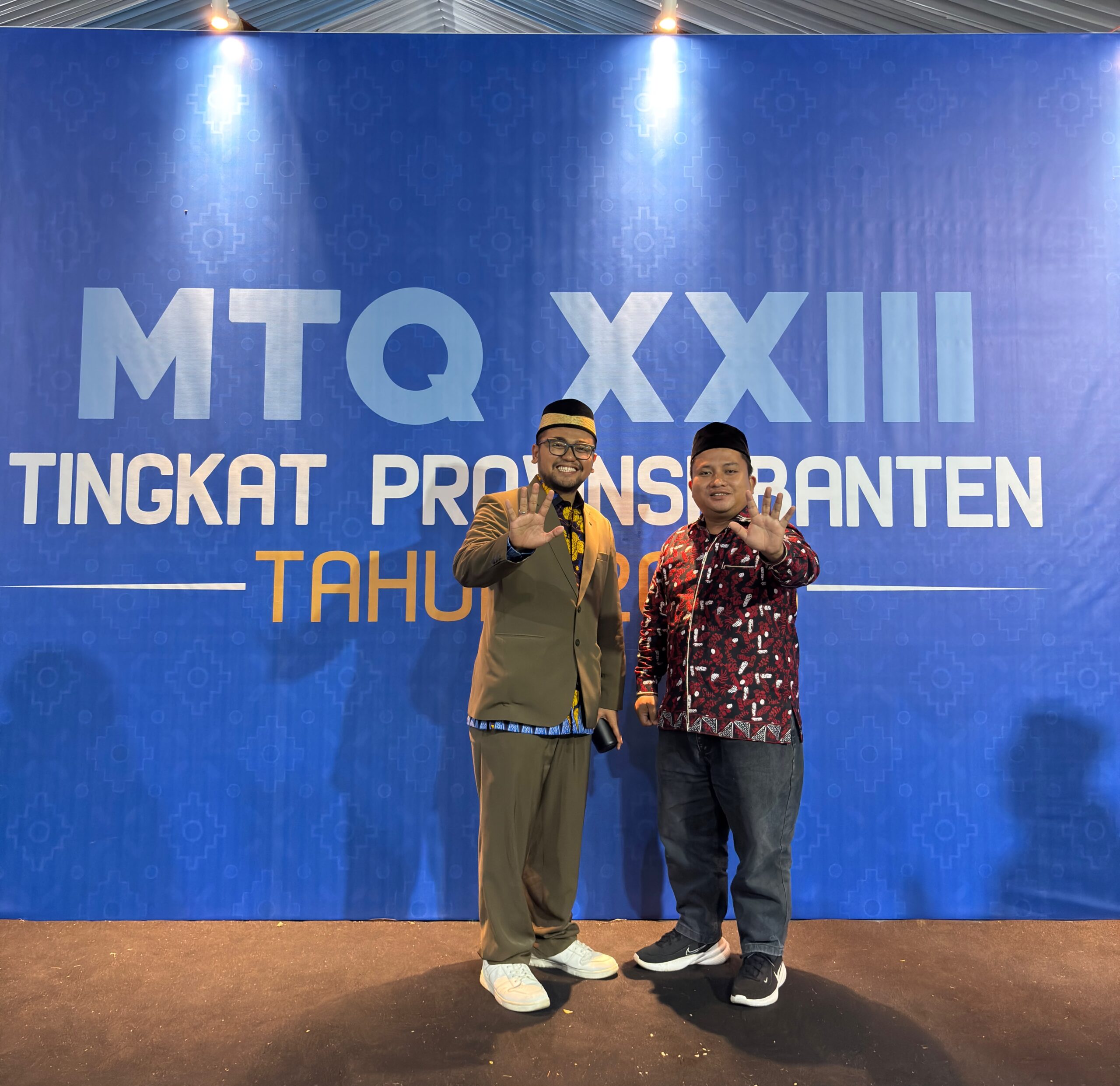 Rahmat Hidayat bersama tokoh lain di penutupan MTQ XXIII Banten 2026