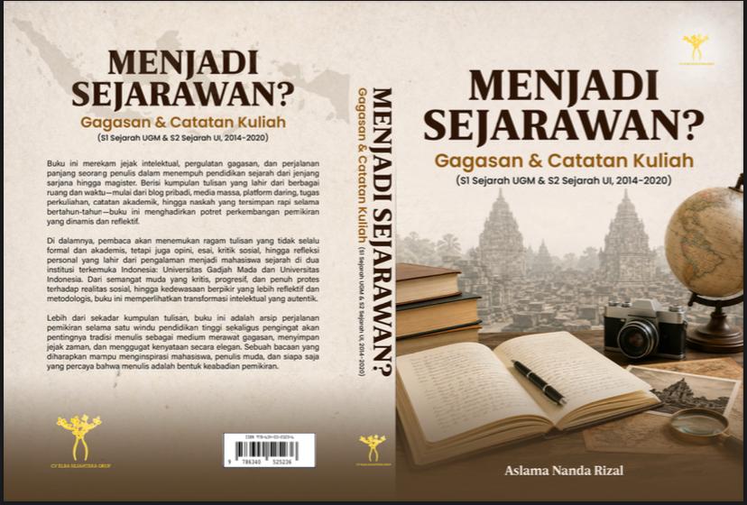 Cover buku Menjadi Sejarawan karya Aslama Nanda Rizal