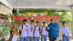 Relima Perpusnas RI Lokus Dharmasraya Goes to School Warnai MPLS SMAN 1 Koto Baru