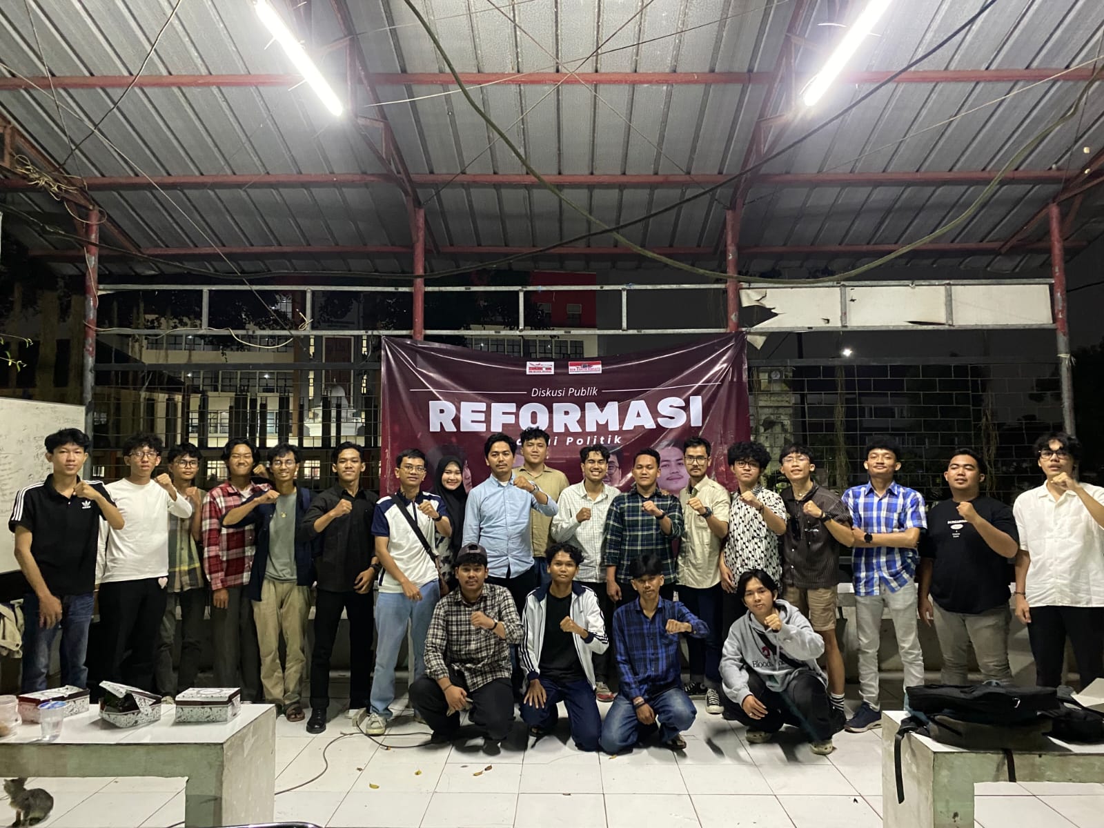Mahasiswa BEM Banten Bersatu dan BEM SI diskusi Reformasi Partai Politik