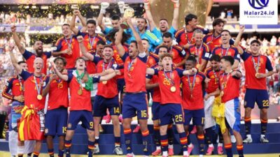 16 TAHUN PENANTIAN BERAKHIR: SPANYOL GULINGKAN ARGENTINA DI FINAL