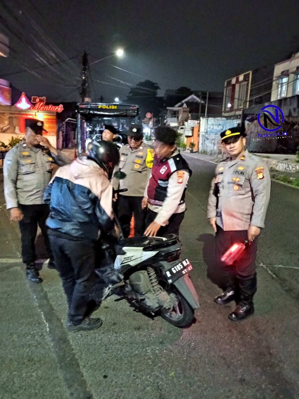 Polsek Tangerang razia kendaraan saat patroli Jaga Jakarta