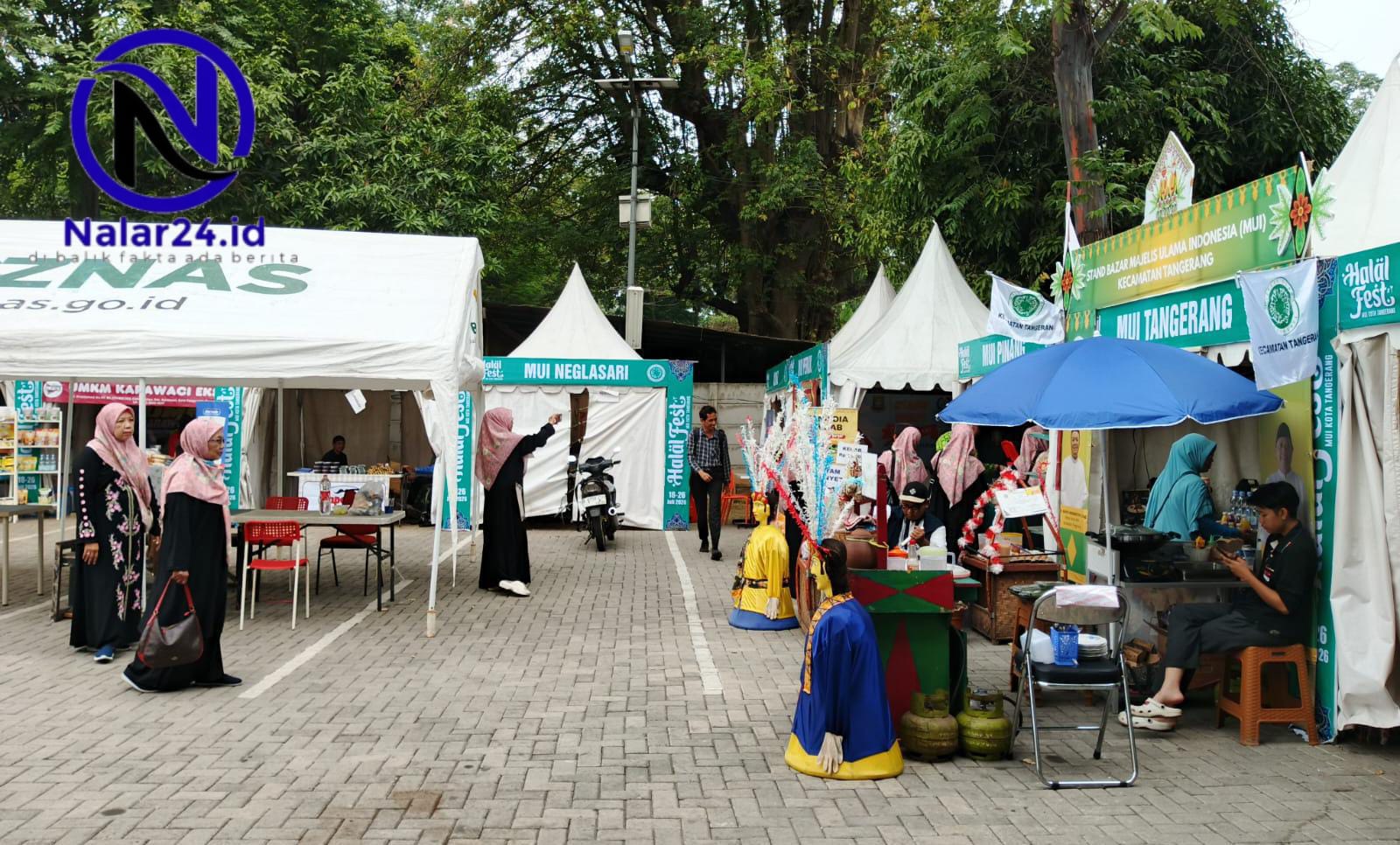 stand umkm bazar halal fest 2026 mui kota tangerang