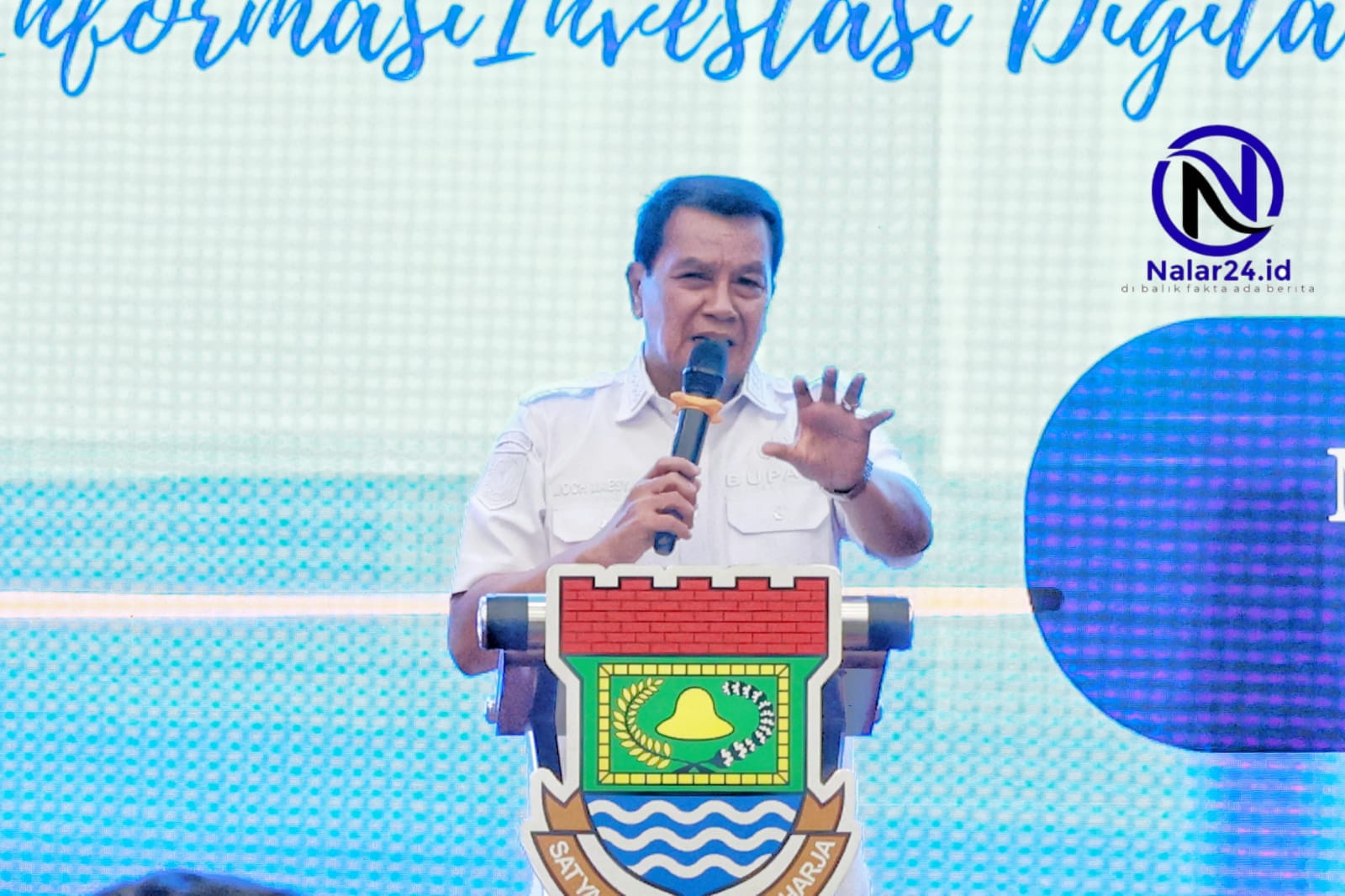 bupati tangerang moch maesyal rasyid luncurkan aplikasi ipo-t