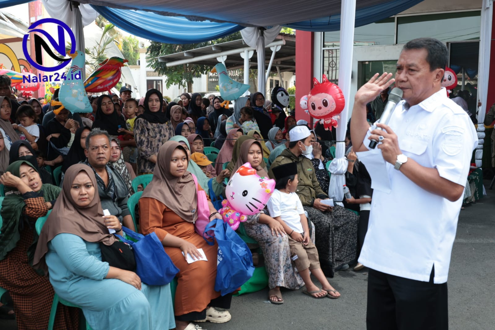 bupati tangerang buka warteksi gemilang cikupa