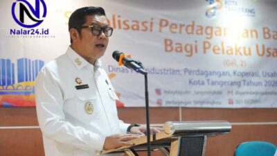 wakil wali kota tangerang maryono buka sosialisasi pelaku usaha