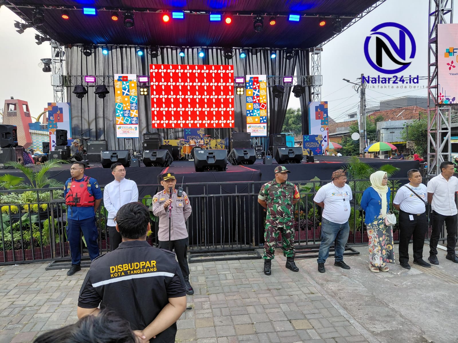 apel pengamanan festival cisadane 2026 kapolsek tangerang