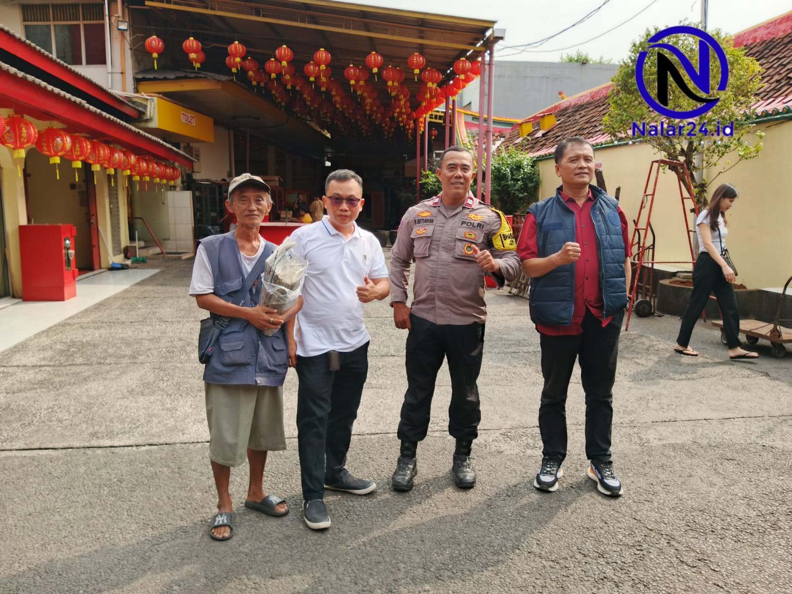 pengamanan polsek tangerang vihara boen tek bio