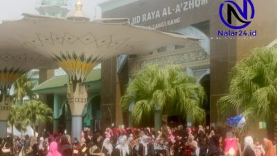 2.000 Muslimah Padati Masjid Al Azhom, Hadiri Kajian Bersama Ustadzah Halimah Alaydrus