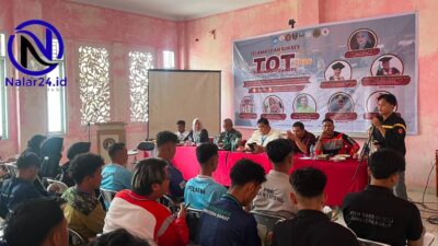 Suasana pembukaan Training of Trainers TOT 2026 oleh UKM Paskibra
