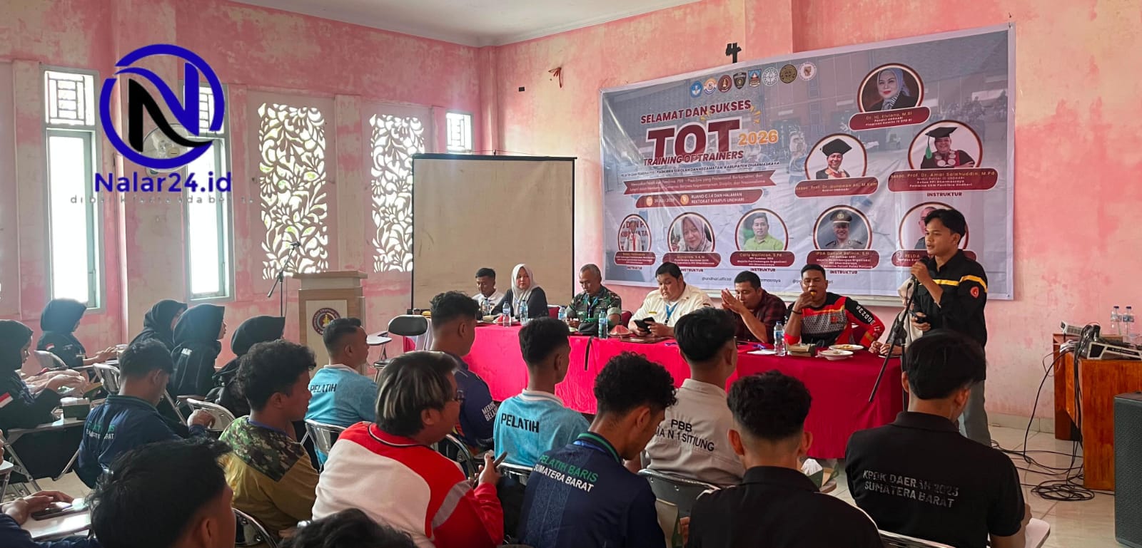 Suasana pembukaan Training of Trainers TOT 2026 oleh UKM Paskibra