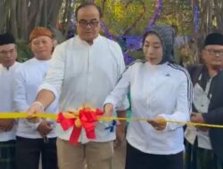 Ketua Fraksi PAN DPRD Kabupaten Tangerang, Dr. (HC) Hj. Sri Panggung Lestari Resmikan Pasar Rakyat Tradisional Lebak Cadas Desa Ciakar