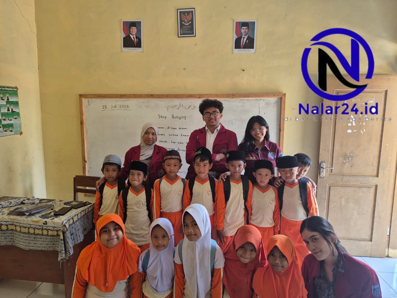 mahasiswa kkm uniba satu hari menjadi guru sd islam alanam cendekia kota serang 2026