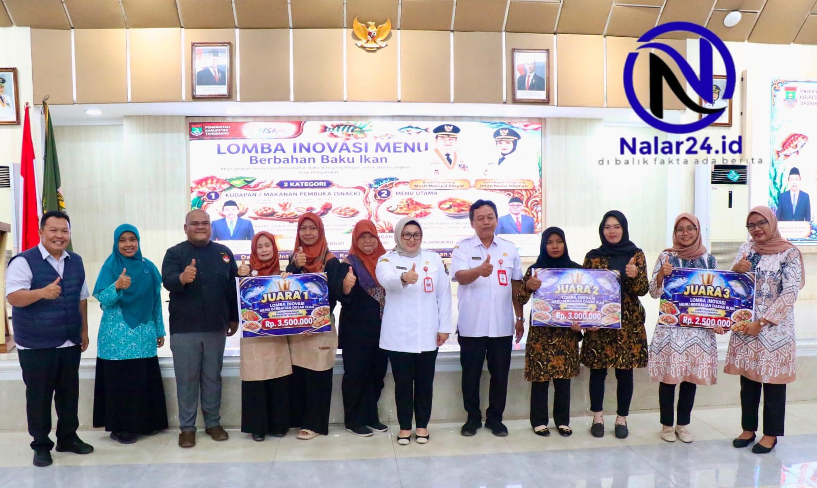 wabup intan nurul hikmah lomba inovasi menu berbahan baku ikan 2026 pemenang
