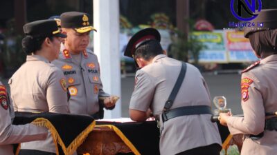 penandatanganan sertijab kapolres lebak kapolda banten
