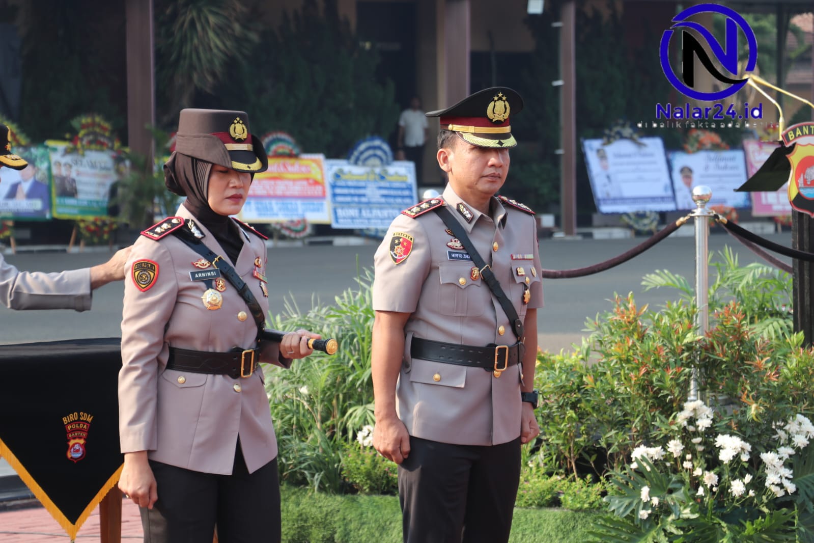 akbp arninsi terima tongkat komando kapolres lebak