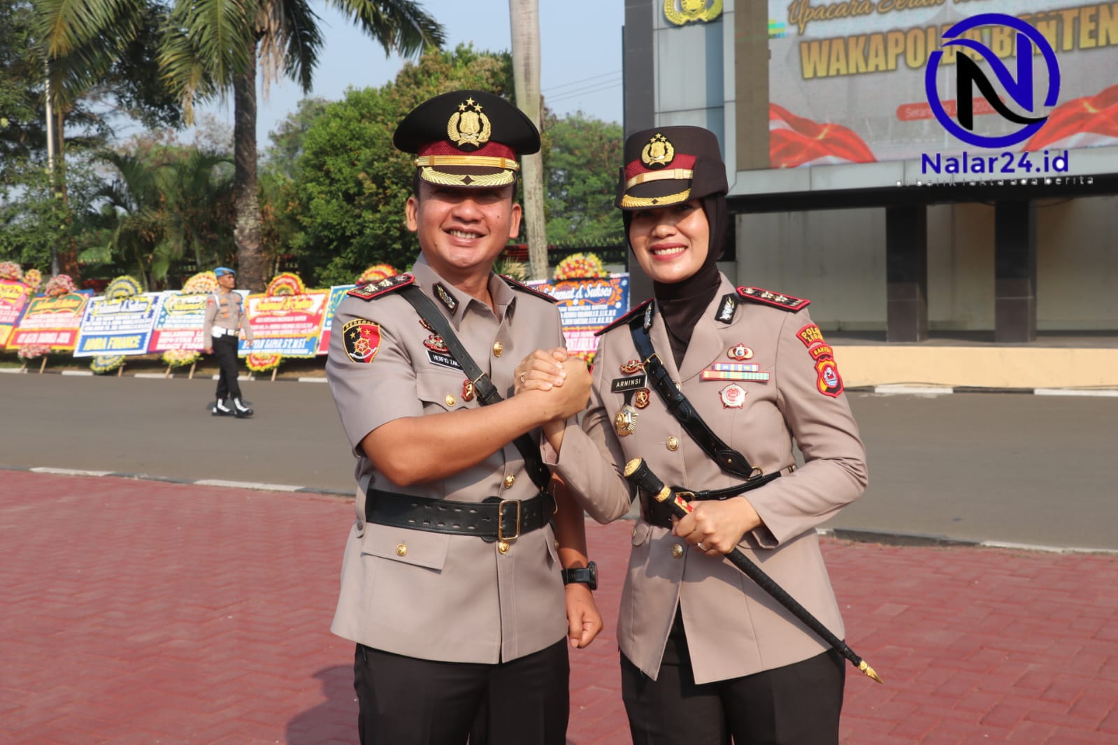 akbp arninsi akbp herfio zaki sertijab kapolres lebak