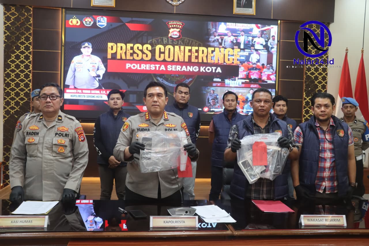 barang bukti handphone pencurian polresta serang kota`