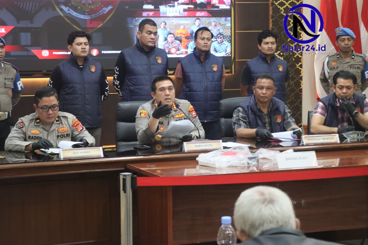 polresta serang kota ungkap kasus pencurian congkel jendela baros