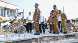 Gubernur Andra Soni tinjau rekonstruksi Jalan Teluknaga Dadap Kabupaten Tangerang