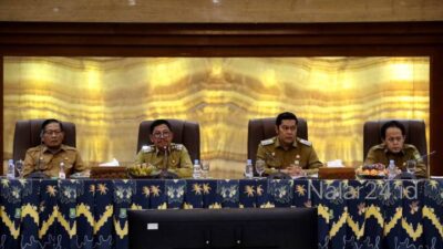 Wali Kota Tangerang H. Sachrudin memimpin Rapat Evaluasi Kewilayahan di Ruang Akhlakul Karimah