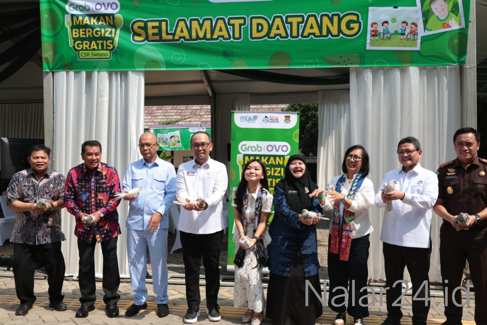 Bupati Tangerang Moch Maesyal Rasyid mendampingi Kepala PPATK dan Jamintel Kejagung dalam program MBG CSR