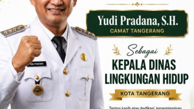 pelantikan kadis dlh kota tangerang yudi pradana