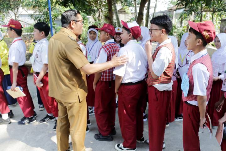 Wakil Wali Kota Tangerang Maryono tinjau MPLS di SMP Negeri Kota Tangerang