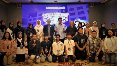 Foto bersama Broadcasting Camp 2026 PBB Kota Serang