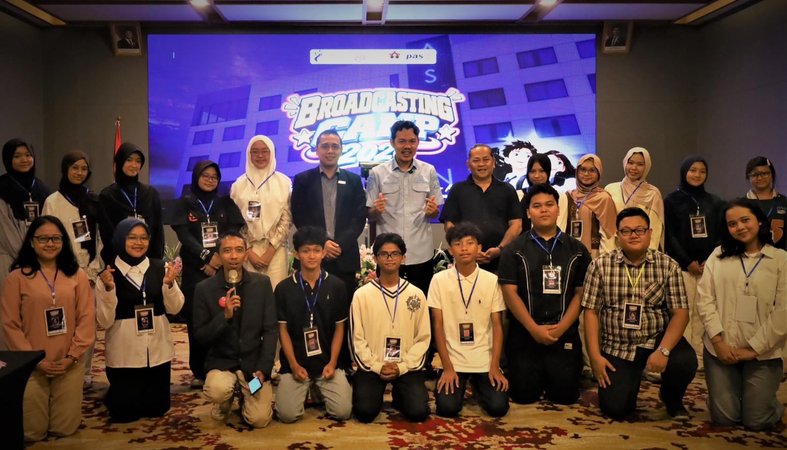 Foto bersama Broadcasting Camp 2026 PBB Kota Serang