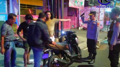 Kapolsek Tangerang Kompol Suyatno Turun Langsung Pimpin 15 Personel Patroli Dini Hari