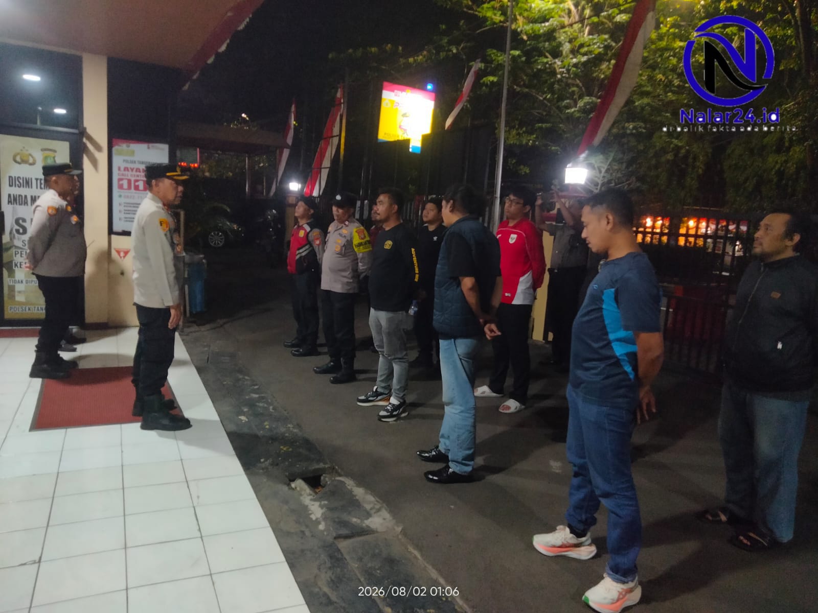 apel kesiapan patroli polsek tangerang