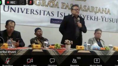 rektor unis tangerang prof mustofa kamil yudisium pascasarjana