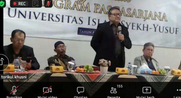 rektor unis tangerang prof mustofa kamil yudisium pascasarjana