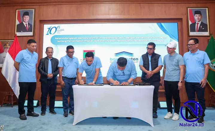 mou bank banten pemkot cilegon robinsar busthami